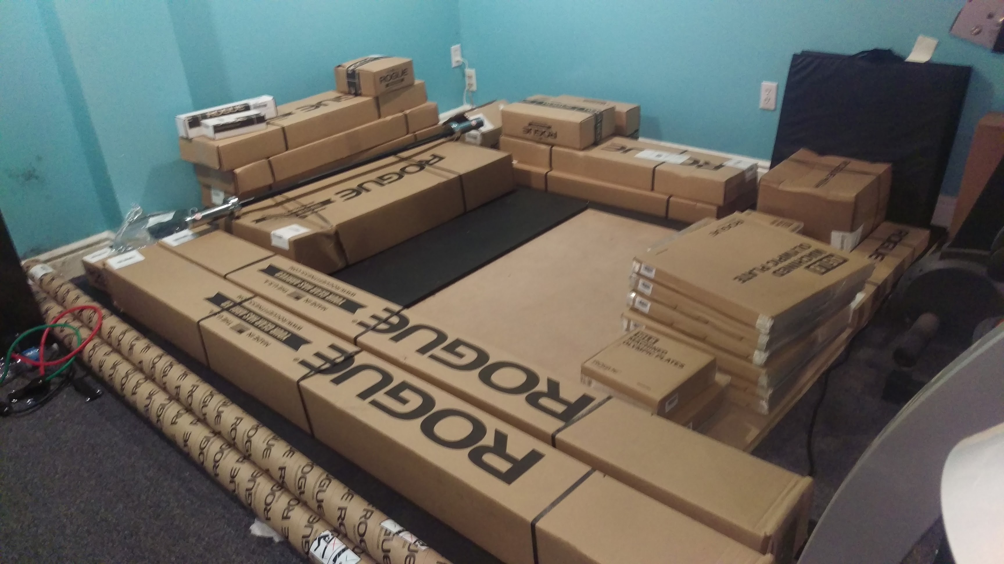 Rogue equipment delivery day