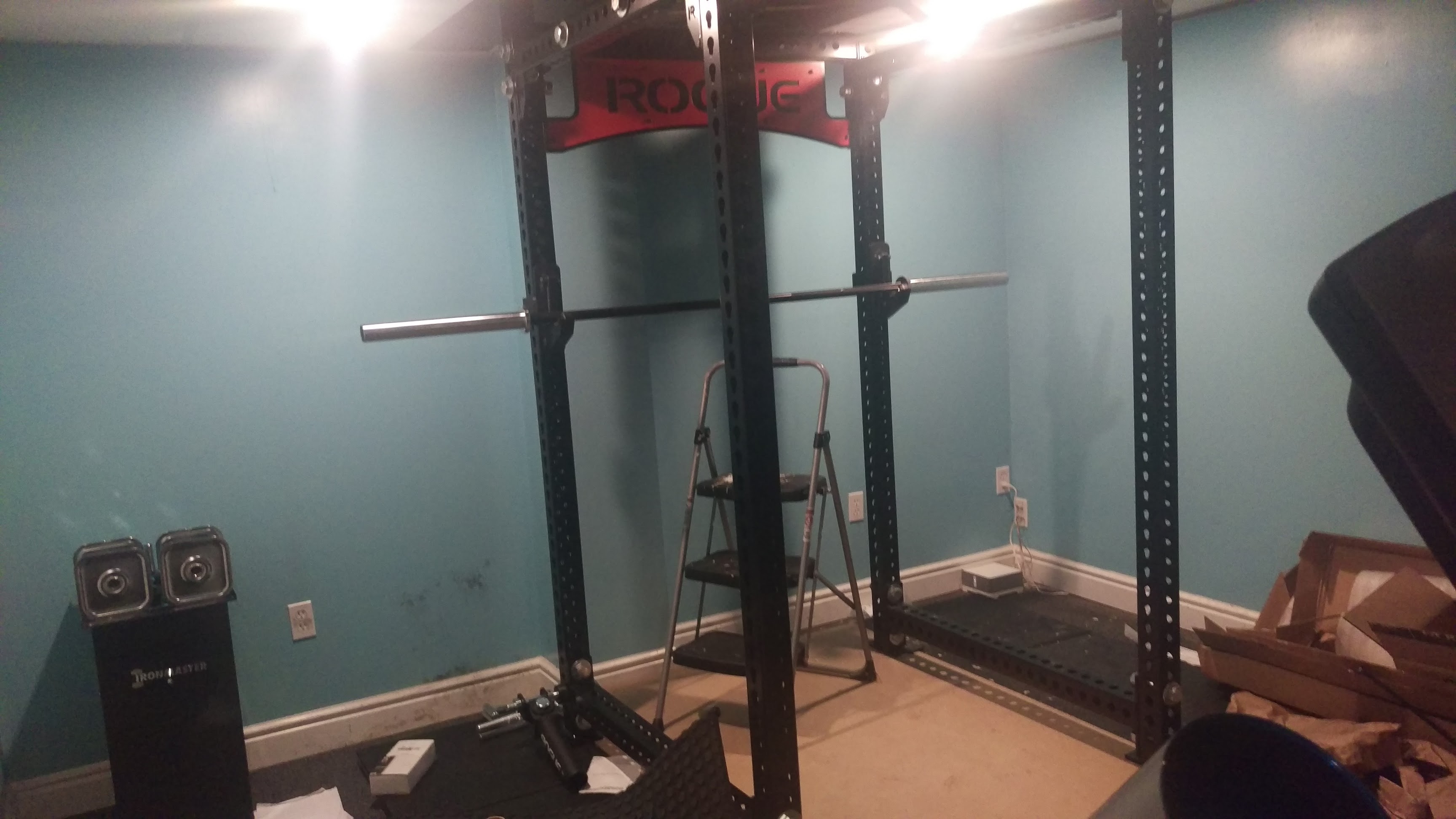 Rack assembled, no mirrors