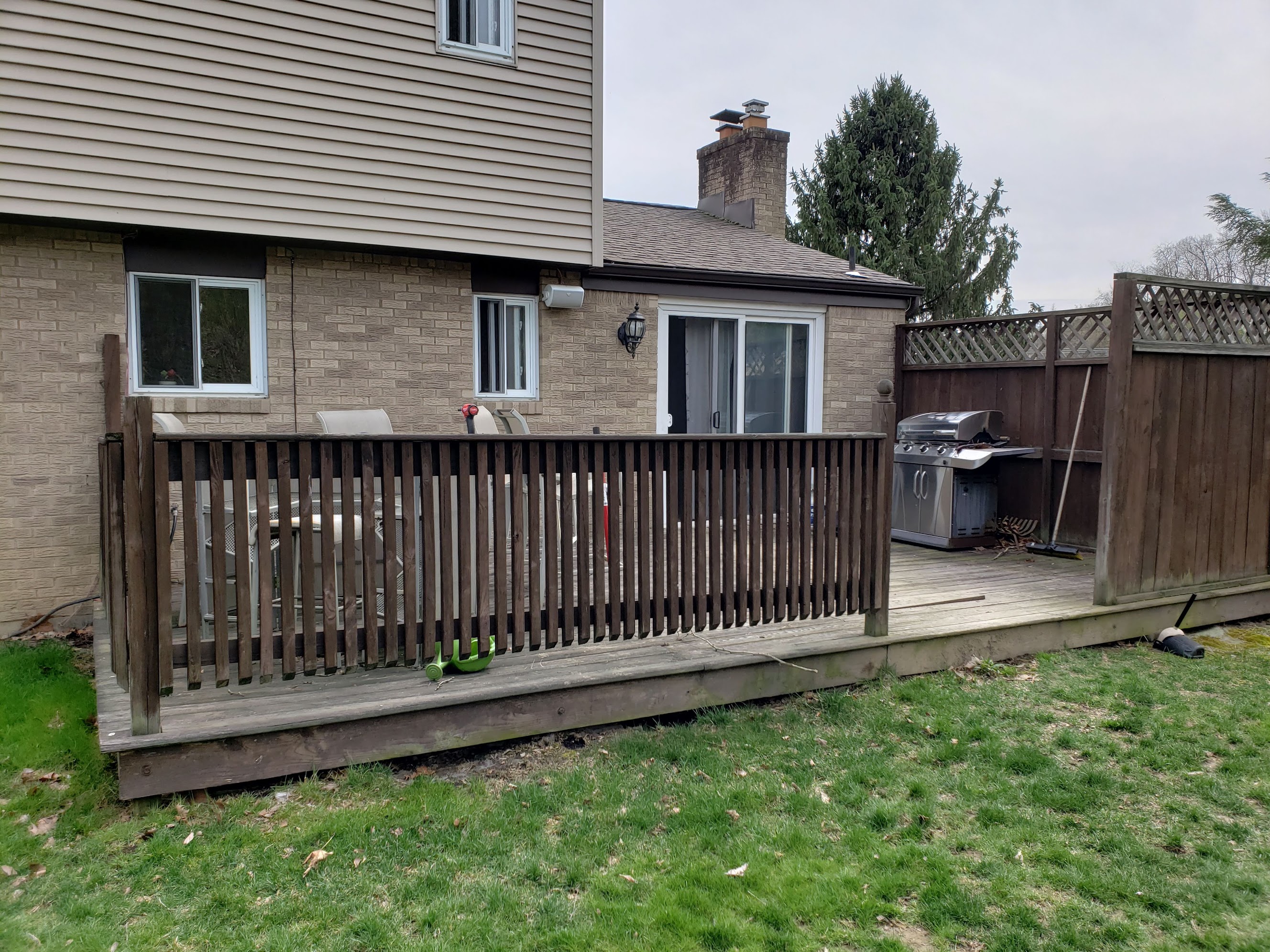 Original deck from the yard